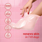 Onyx Professional Foot Peel Mask Callus Remover, 2 pack - Dead Skin Remover, Foot Exfoliator, Cracked Heel Treatment, Peeling Callus Removing Foot Mask Pedicure Kit For Smooth Soft Healthy Feet