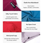 Wirarpa Men'S Breathable Modal Microfiber Trunks Underwear Covered Band Multipack
