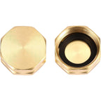 2 Pack Garden Hose End Caps With Washers, Brass Spigot Cap, 3/4" Female End Cap | Brass Spigot Cap, 3/4" Female End Cap