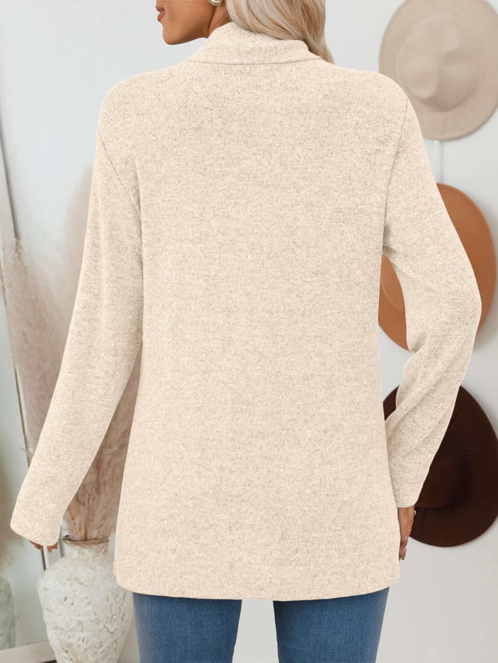 LILLUSORY Cardigan for Women Lightweight Cardigans Fall Fashion Outfits | Open Front Long Cardigan with Pockets, Business Casual Travel Outfits