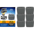 Hot Shot Flying Insect Trap, Discreet, Hassle-Free Trap Attracts, Captures House And Fruit Flies, 24/7 Continuous Attraction, No Plug-In Or Electricity Needed, 6 Count 984Ml Each, 0.2 Kilograms