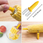 24 Pack Stainless Steel Corn Holders - Corn On The Grill & Cob Skewers For Home & Bbq Cooking