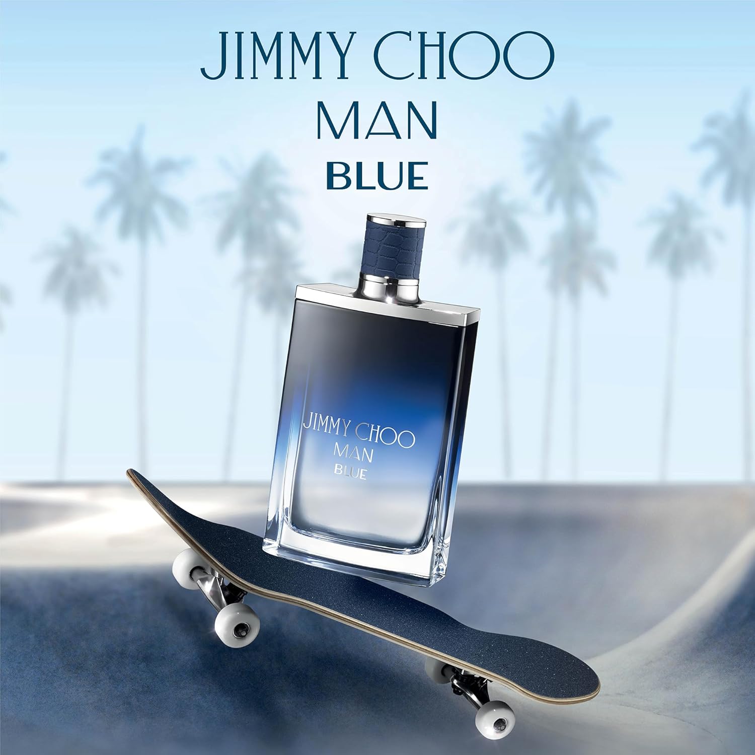 JIMMY CHOO - Man Blue Eau de Toilette - Men's Fragrance - Aromatic Leathery Woody - With notes of Black Pepper, Cypress & Sandalwood