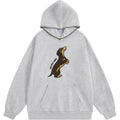 Aelfric Eden Dog Graphic Hoodies Unisex Oversized Dachshund Pullover Hoodie Y2K Streetwear Hooded Sweatshirt