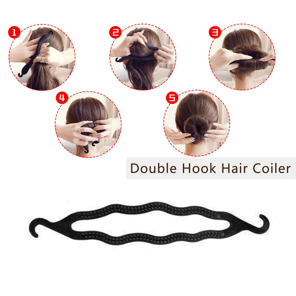 27Pcs Hair Styling Set, Hair Design Styling Tools, Diy Hair Accessories Hair Modelling Tool Kit Magic Fast Spiral Hair Braid Braiding Tool For Women And Girls
