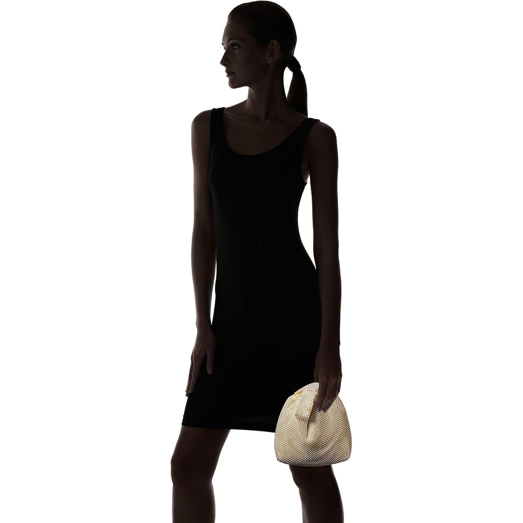Jessica Mcclintock Womens Logan Mesh Pouch Evening Bag