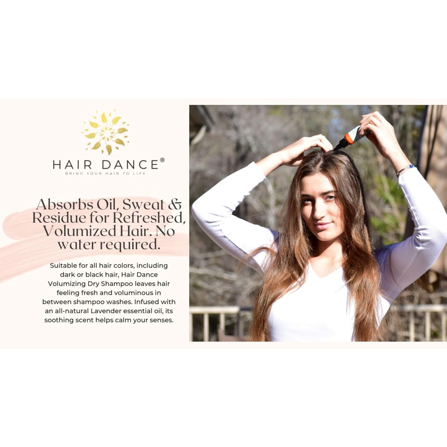 Dry Shampoo Volume Powder | Natural & Organic Ingredients | Non-Aerosol | Made in USA | Talc & Corn Free | For Blonde and Dark Hair | Lavender Oil Scented | 1 Ounce