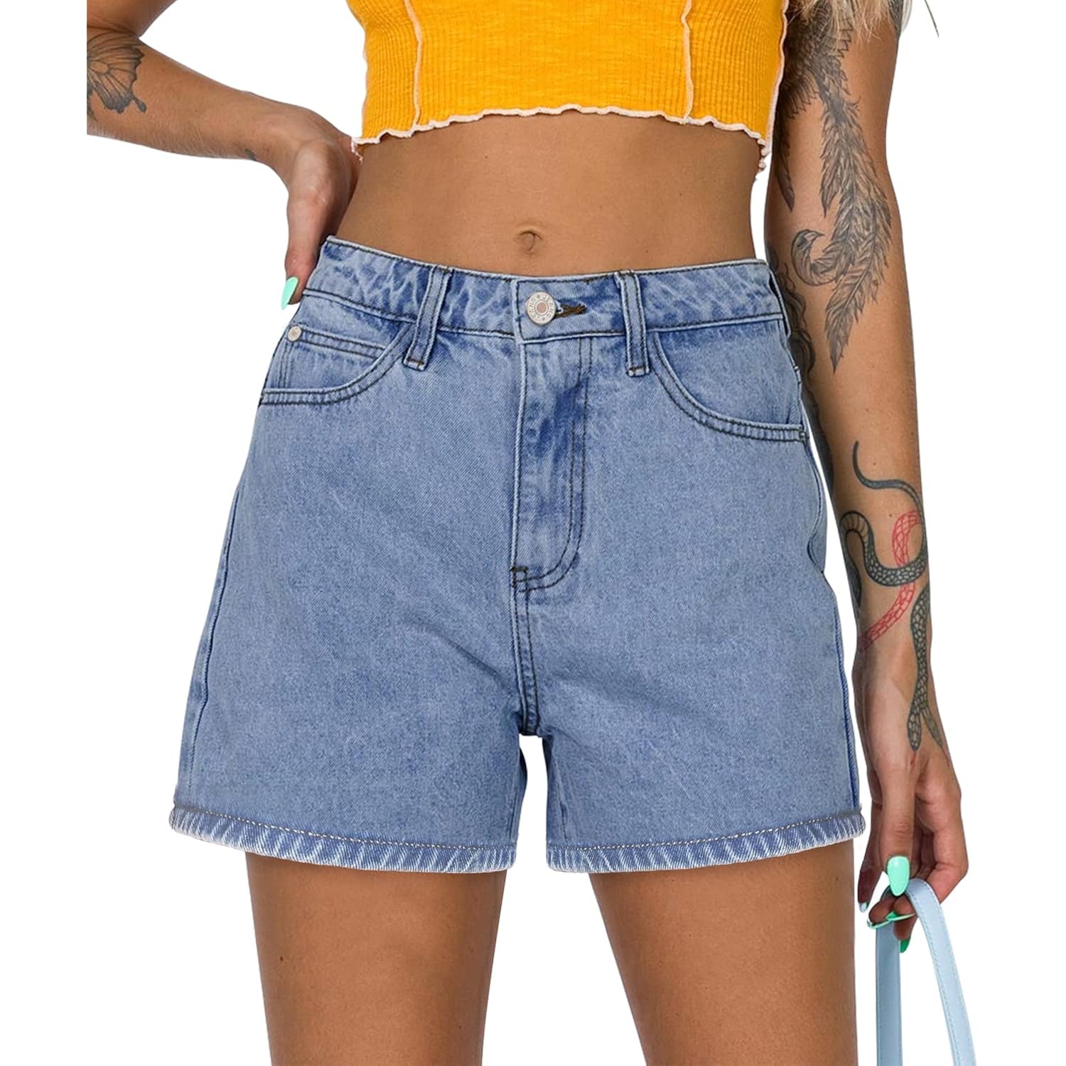 Jean Shorts Womens Summer Stretchy Denim Casual Hot Short Jorts 2026