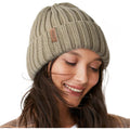 FURTALK Winter Hats for Women Fleece Lined Beanie Knit Chunky Womens Snow Cap Tree Green
