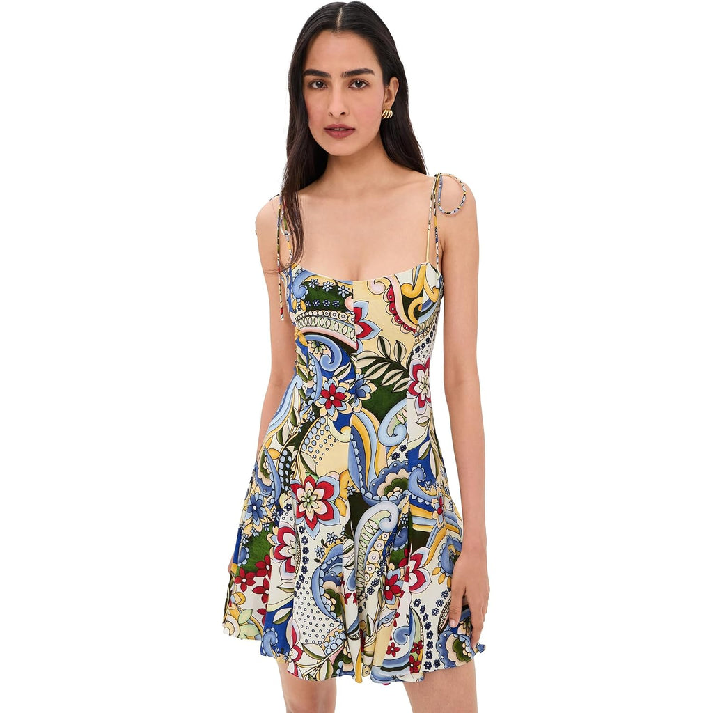 Alice + Olivia Women'S Jeanette Paneled Mini Dress
