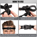 Fade Hair Trimming Guide For Men Haircut, Adjustable Silicone Curved Haircut Band, Curved Positioning Comb And Flat Top Comb For Home Diy Haircuts, Self Haircut Kit Guide Salon Styling Tools