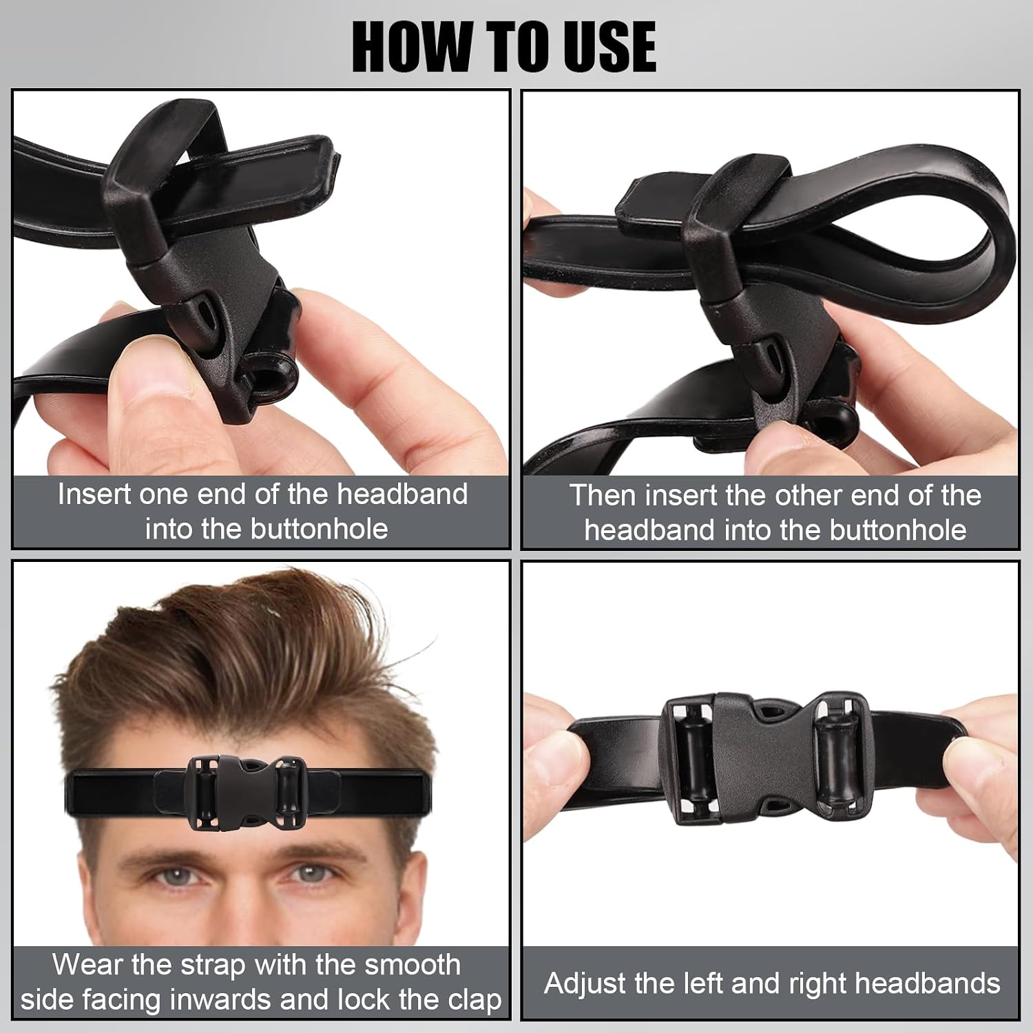 Fade Hair Trimming Guide For Men Haircut, Adjustable Silicone Curved Haircut Band, Curved Positioning Comb And Flat Top Comb For Home Diy Haircuts, Self Haircut Kit Guide Salon Styling Tools