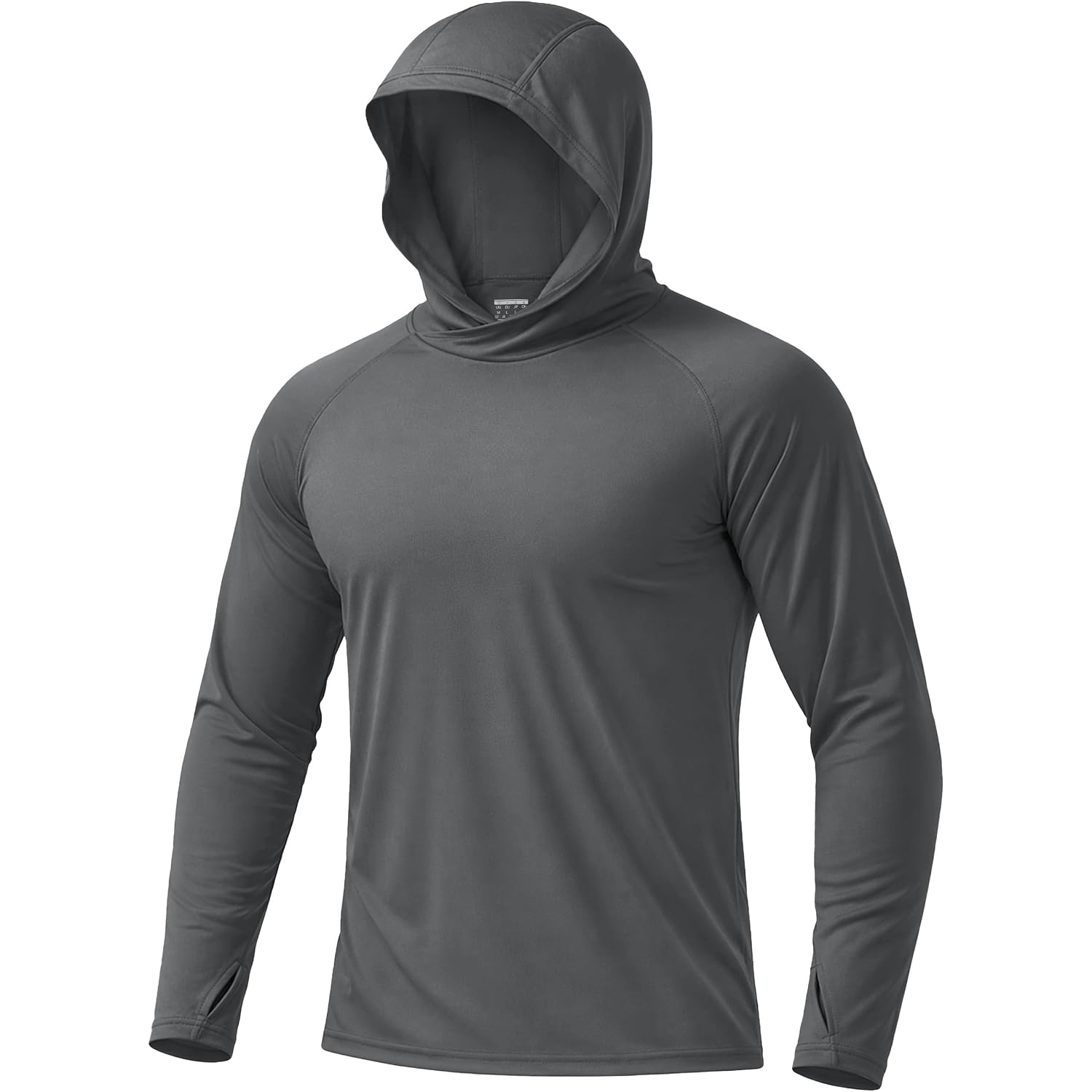 Boladeci Men'S Upf 50+ Sun Protection Hoodie Shirts Lightweight Long Sleeve Rash Guard Fishing Swim Shirts