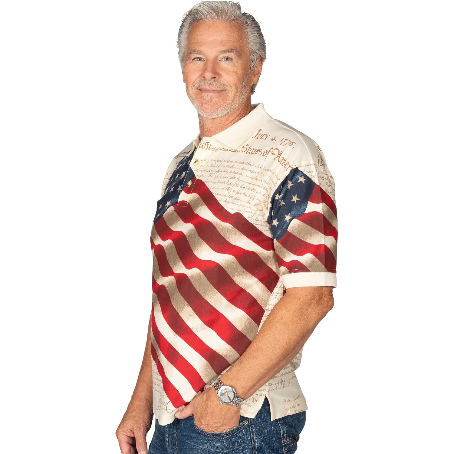 American Summer Flag Patriotic Eagle Shirt