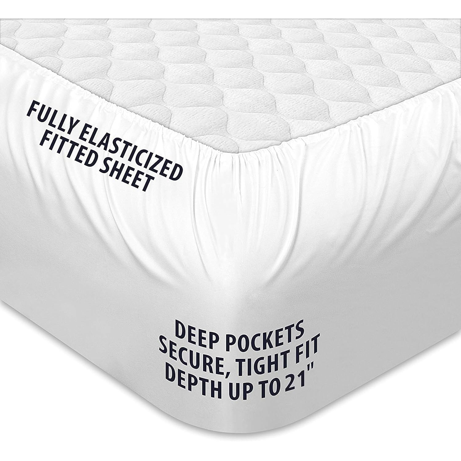 COONP Queen Mattress Topper, Extra Thick Pillowtop, Cooling and Plush Mattress Pad Cover Cotton Top Bed Topper Protector with 8-21 Inch Deep Pocket