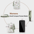 Small Wallet For Women Rfid Blocking Tassle Bifold Slim Thin Leather Wallet Credit Card Holder Wallet Ladies Mini Wallet With Widened Zipper Pocket