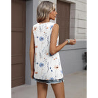 Womens Tank Tops Summer Sleeveless Tops Loose Button Henley Shirts Crew Neck Dress Casual 2026 Clothes