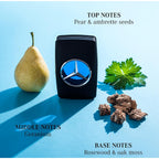 Mercedes Benz Man - Eau de Toilette for Men - Aromatic, Woody Fruity Mens Fragrance with Cedar and Oakmoss Notes - Long Lasting Mens Cologne - 1 oz