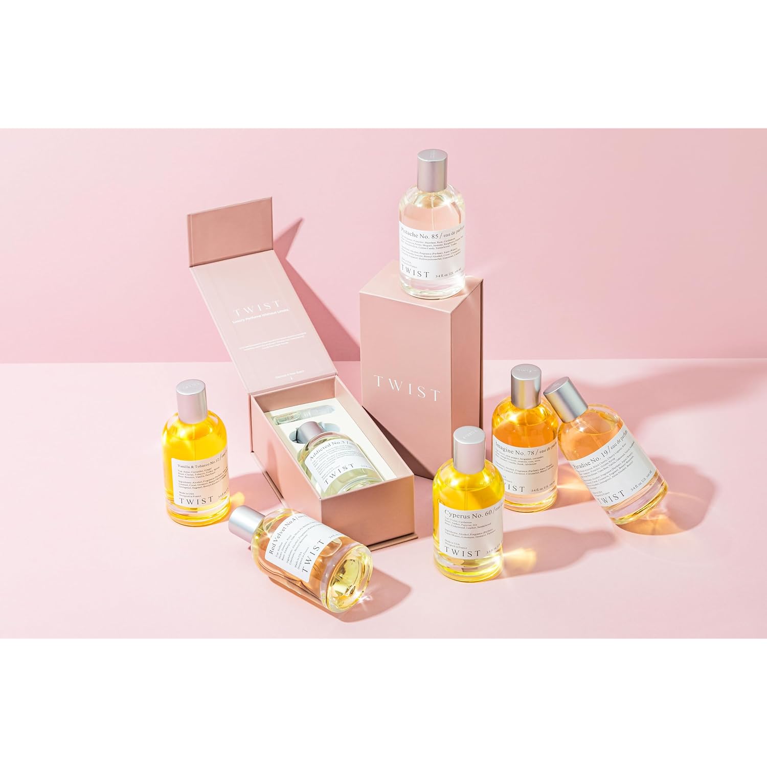 Twist - Addicted No. 3 - Eau De Parfum Inspired By Y. B.Lack O.Pium Long-Lasting Perfume For Women, Amber & Vanilla, Vegan, Clean Ingredients, Fragrance - Spray 100 Ml | 3.4 Fl. Oz.