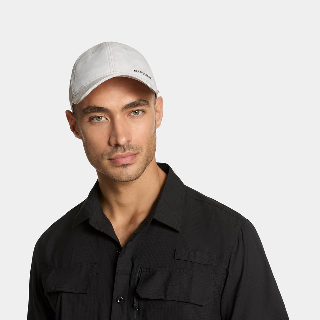 Mission Cooling Vented Performance Hat Unisex Cap For Workouts, Golf & Running, Sweat & Water Activated Technology