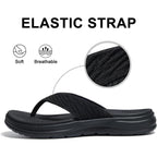 Kidmi Women'S Arch Support Flip Flops With Soft Cushion Comfortable Summer Beach Slip On Walking Thong Sandals