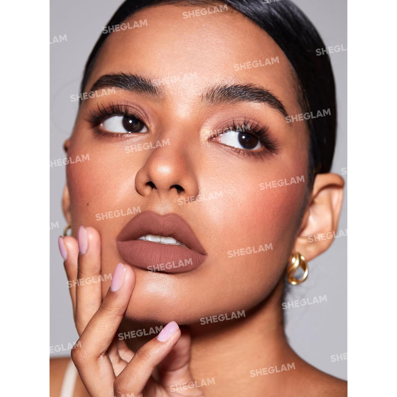 SHEGLAM Lip Liner Creamy Matte Pencil High Pigment Not Easy to Fade Silky Smooth Matte Contour Tint Lip Makeup-Neutral