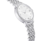 Swarovski Imber Watch, Swiss Made, Metal Bracelet, Silver Tone, Stainless Steel