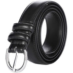 Falari Women Genuine Leather Belt Fashion Dress Belt With Single Prong Buckle 6028-31 Colors
