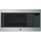 Ge Countertop Microwave Oven, 1150 Watt, 1.6 Cu. Ft., Stainless Steel | 8 Convenience Cook Settings, One-Touch Controls, Child Lock Technology, Glass Turntable, For Kitchen, Dorm, Office, Apartment