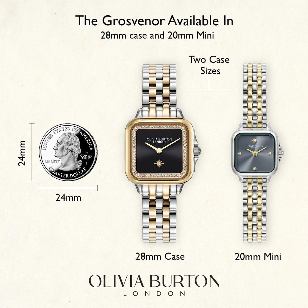 Olivia Burton Mini Grosvenor 20Mm Women’S Quartz Watch