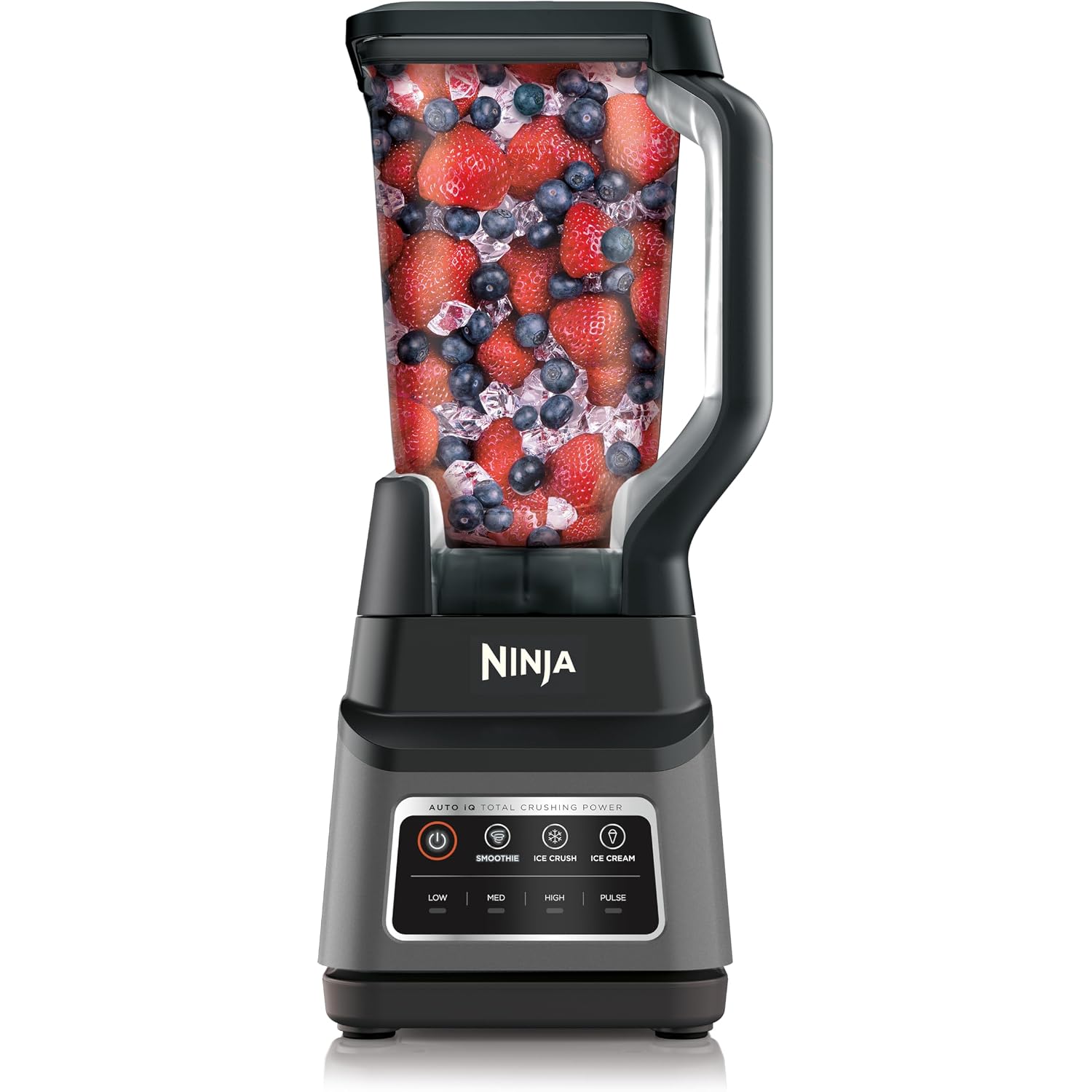 Ninja Professional Plus Blender With Auto-Iq | Smoothie And Ice Cream Maker, Frozen Drink Mixer, Margarita Machine | 3 Auto-Iq Presets, 1400W, 72-Oz. Total Crushing Pitcher | Dark Grey | Bn701