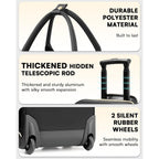 Arcoyard Rolling Backpack For Women, Travel Rolling Laptop Backpack With Wheels, Vertical & Horizontal Storage 2 In 1, Flip-Top Design, Water-Resistant Overnight College Underseat Carry On Luggage