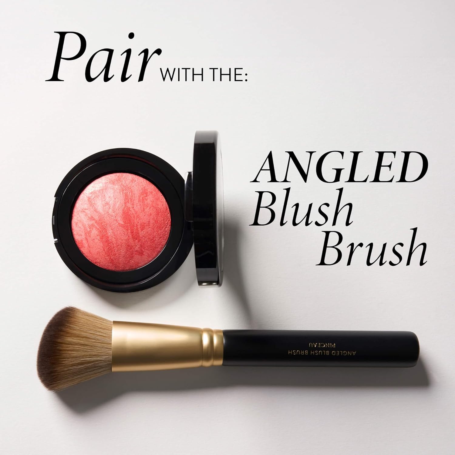 LAURA GELLER NEW YORK Baked Blush-n-Brighten for Mature Skin - 01 Pink Buttercream- Powder Blush Won't Settle into Fine Lines - Buildable Natural Finish – Longlasting Formula - Made in Italy