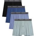 Bamboo Cool Men'S Underwear Boxer Shorts,Breathable Knit Boxers,Stretch And Relaxed Fit 4 Pack