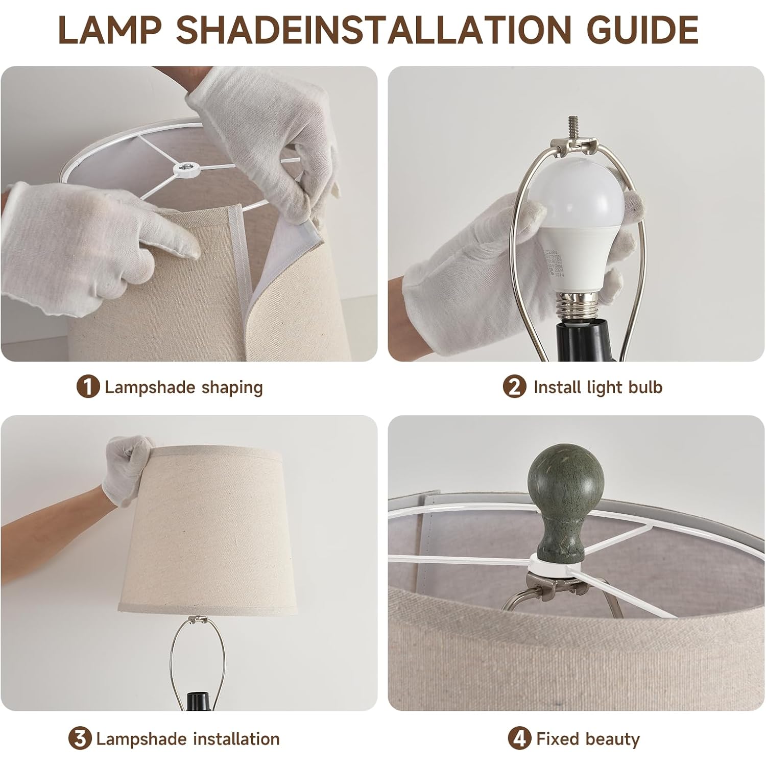 Lamps Set Of 2 Modern Farmhouse Table Lamp Bedside Reading Lamps Living Room End Tables Set Lamps For Night Stands Bedroom Night Lamp,High 26.25 Inch,Turquoise,With Fabric Lamp Shade,Bulb Not Included