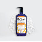 Dr Teal'S Body Wash With Pure Epsom Salt, Glow & Radiance With Vitamin C & Citrus Essential Oils, 24Oz (Pack Of 2)