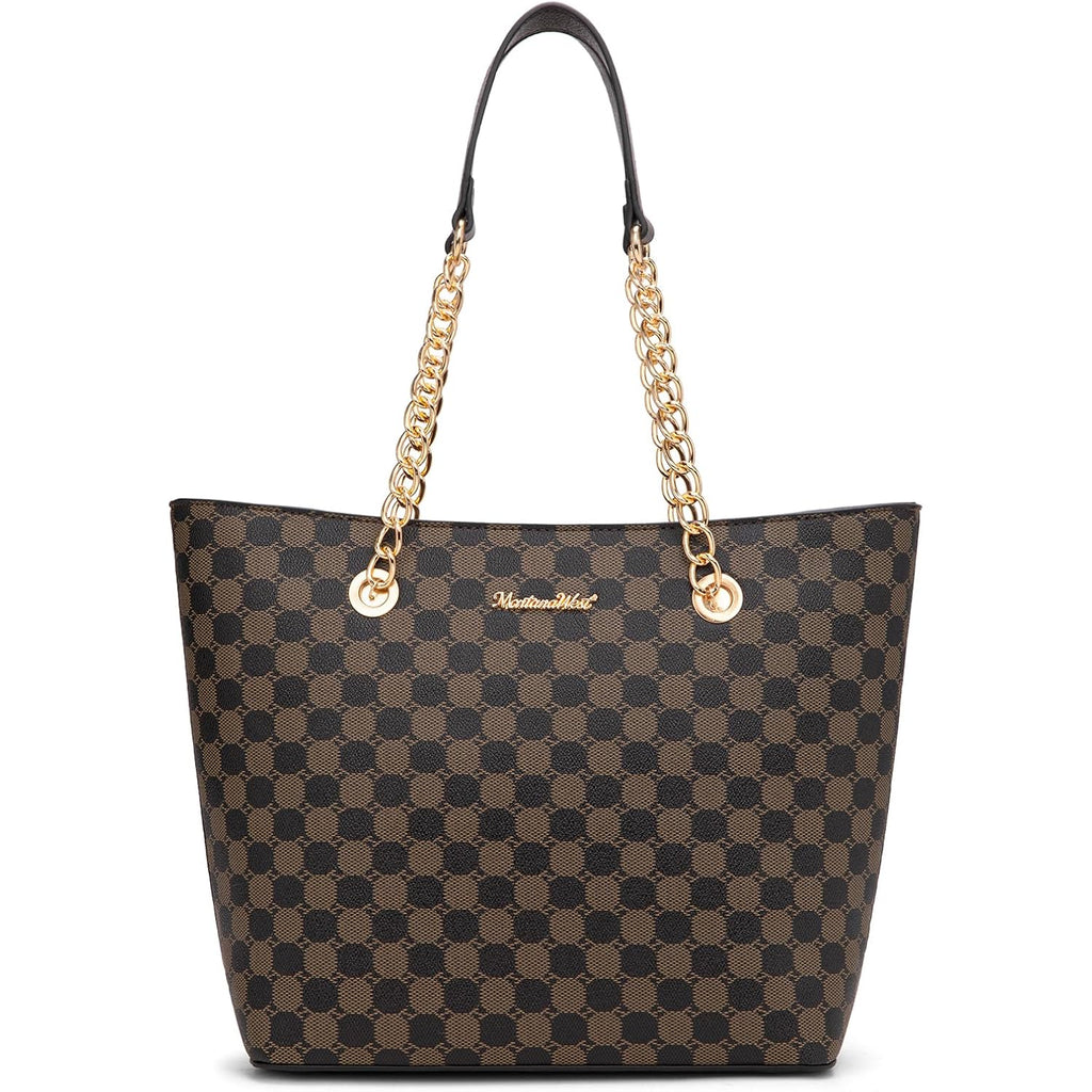 Montana West Tote Bag For Women Chain Top-Handle Handbags