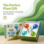 Little Green Leaf Automatic Plant Watering Globes Self Watering Planter Inserts (Set Of 4) | Hands Free Multicolor Glass Bulbs | Planter Spikes To Support Indoor & Outdoor Plant Health (100Ml)