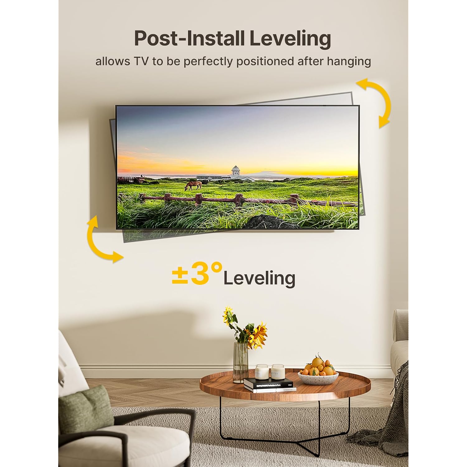 Montek Long Arm Tv Wall Mount For Most 23-65 Inch Tvs, 29 Inch Long Extension Tv Mount Swivel And Tilt, Full Motion Wall Mount Tv Bracket Fit Max Vesa 400 X 400Mm, Up To 77 Lbs