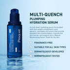 Prequel Skin Multi-Quench Plumping Hydration Serum For Face. Intensive Hydrating Facial Serum For Women With Pga Complex And Moisture-Binders. Deep Moisturizing For Dry And Sensitive Skin, 1.7Oz