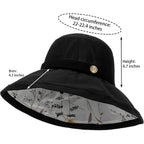Women'S-Mesh-Sun-Hats Wide-Brim Summer Beach Bucket Caps For Girls Outdoor-Uv-Protection Foldable-Fishing-Hat Chin Strap