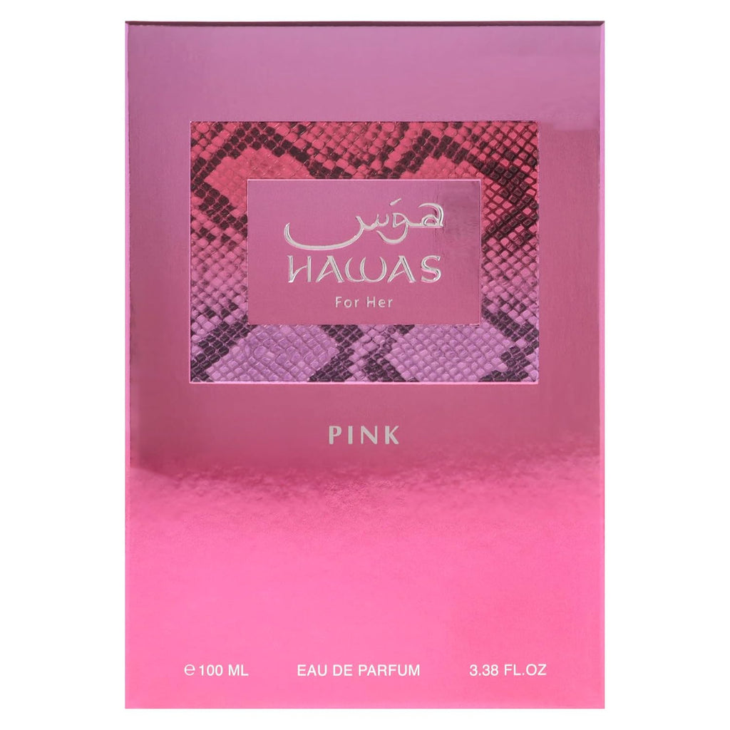 Rasasi Hawas Collection - Hawas Pink For Women - 3.38 Oz Edp Spray