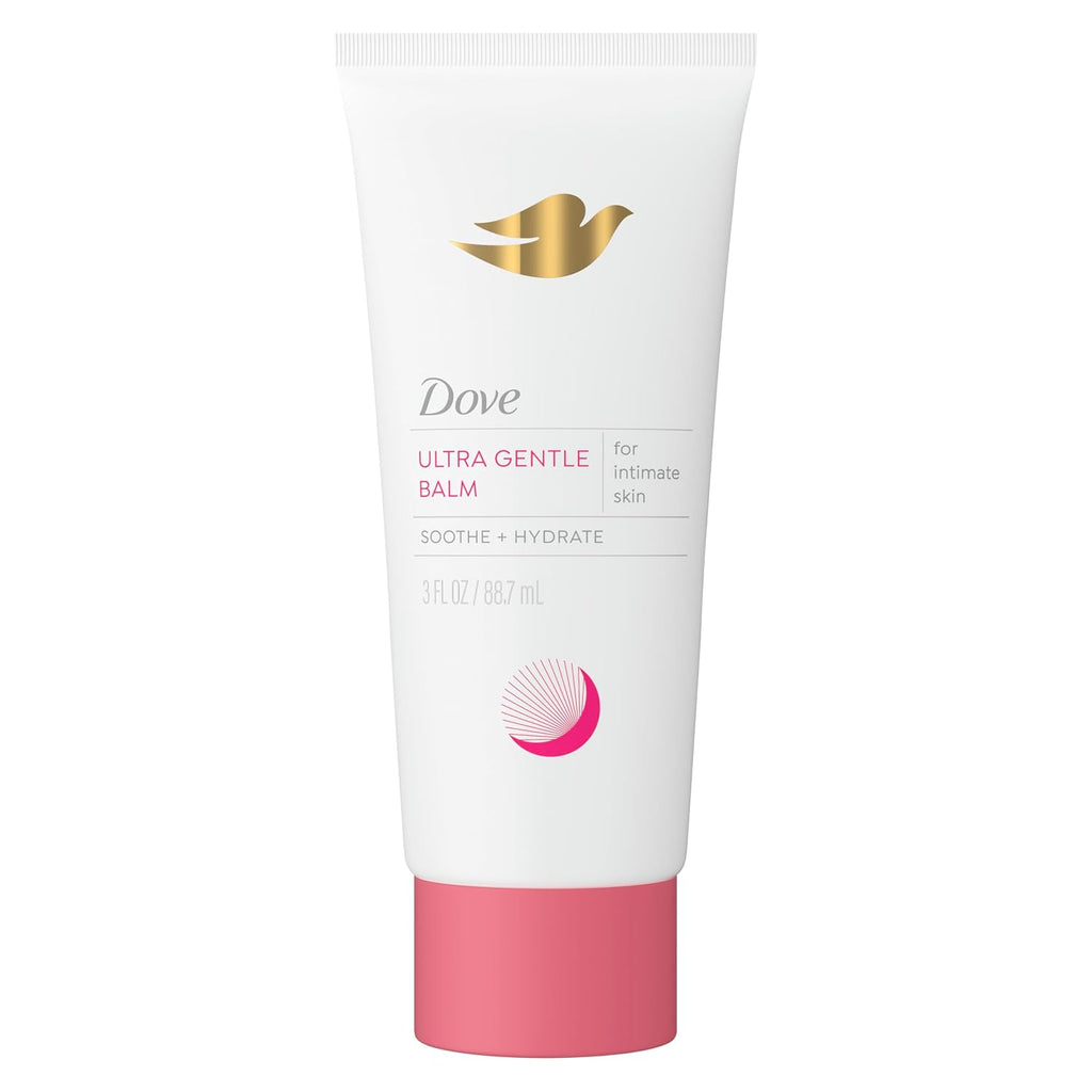 Dove Ultra Gentle Vulva Balm For Women, 3 Oz | Fragrance-Free Vulva Balm With Hyaluronic Acid To Help Soothe Dryness And Discomfort For Sensitive Intimate Skin