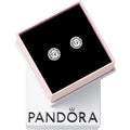 PANDORA Round Sparkle Stud Earrings - Classic Earrings for Women - Great Gift for Women - Made with Sterling Silver & Cubic Zirconia, With Gift Box