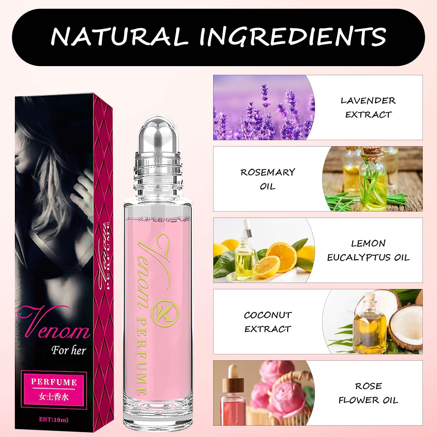 Lunex Phero - Women's Pheromone Perfume, Fresh Long-Lasting Portable (3PCS)