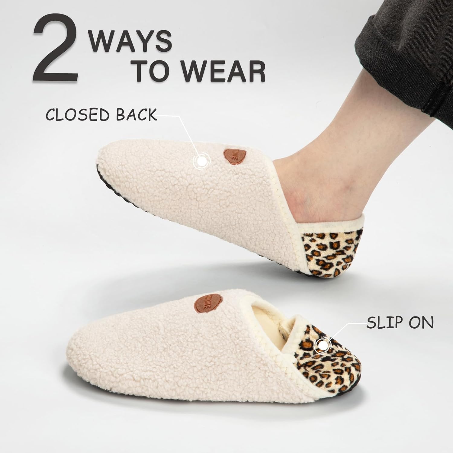 House Slippers For Women Men Indoor Barefoot Slippers Socks Furry Slip On House Shoes Cozy Comfy For Home Bedroom Travel Yoga