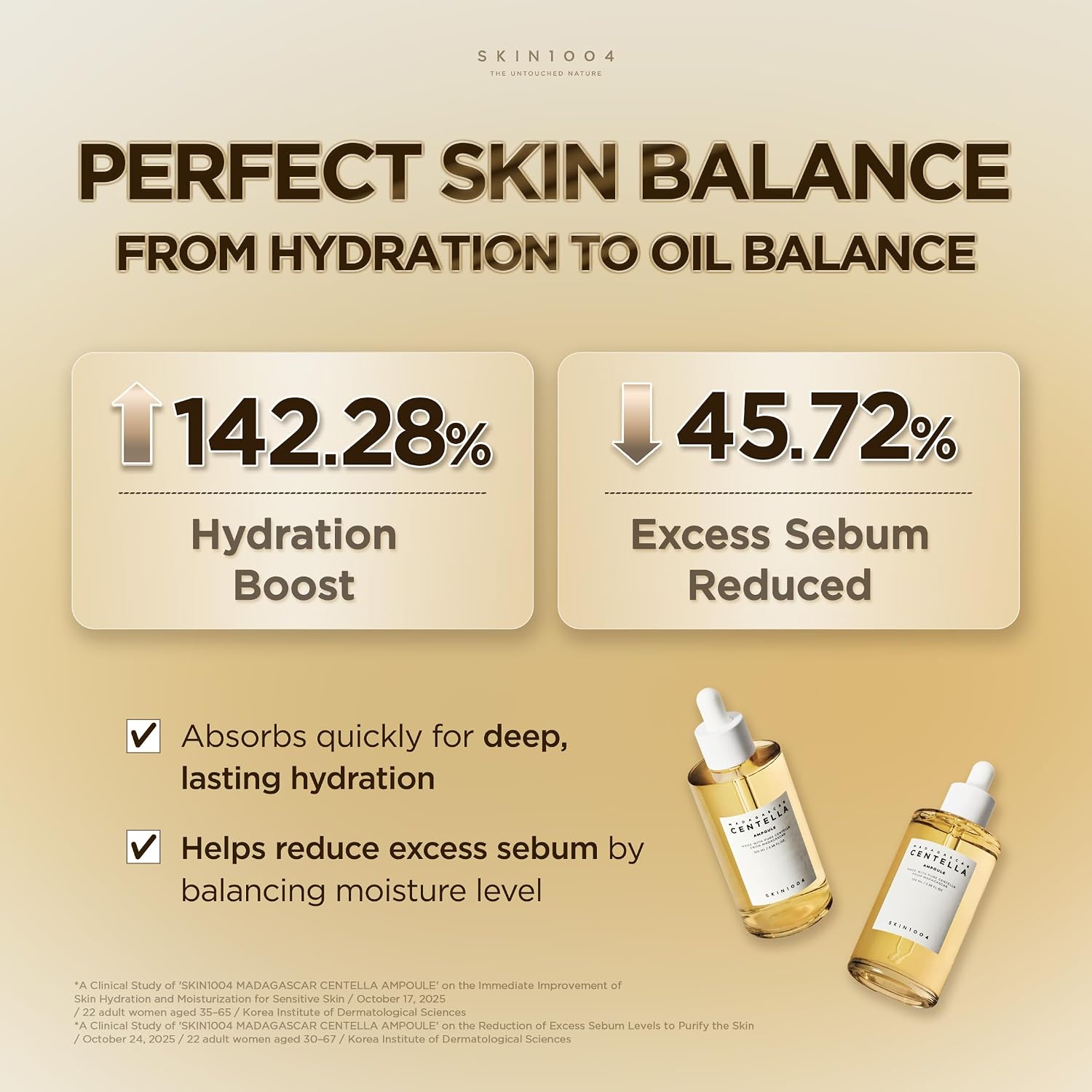 [Hudson'S Pick] Skin1004 Madagascar Centella Ampoule, Korean Face Serum With Centella Asiatica For Hydrating & Moisturizing, Soothing Facial Serum For Skin Balance, Korean Skin Care, 3.38 Fl.Oz, 100Ml