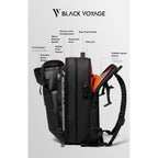 Vortex Vacuum Seal Travel Backpack 60L Expandable Air Compression System Water Resistant Tsa Lock Carry-On
