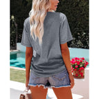 Womens Dandelion Graphic T-Shirts Teen Girls Cute Sunflower Print Casual Tee Tops