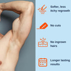 No Hair Crew Body At Home Hair Removal Cream for Manscaping Unwanted Hair with Energizing Ginseng, Premium Depilatory, Painless & Flawless, Made for Men, 200ml